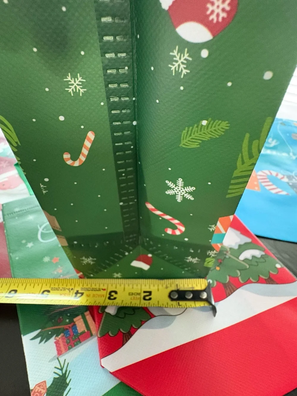 Festive Christmas Gift Bags Assortment - Santa, Snowman & Holiday Designsi